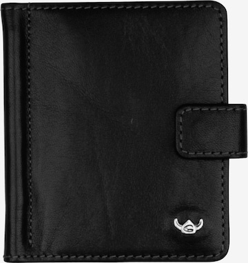 Portamonete 'Colorado' di GOLDEN HEAD in nero: frontale