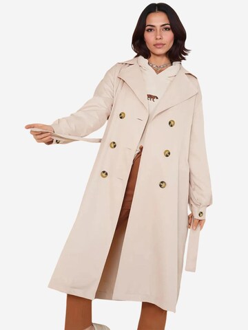 Manteau mi-saison Bigdart en beige : devant
