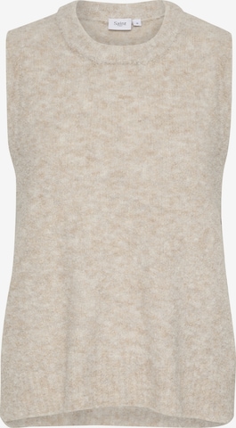 SAINT TROPEZ Weste 'Gela' in Grau: Vorderseite