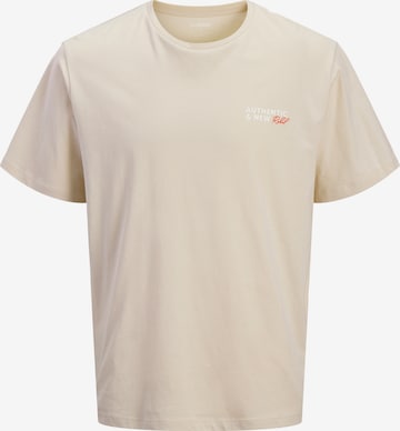 JJ Rebel T-Shirt 'JREBHAYDEN' in Beige: Vorderseite