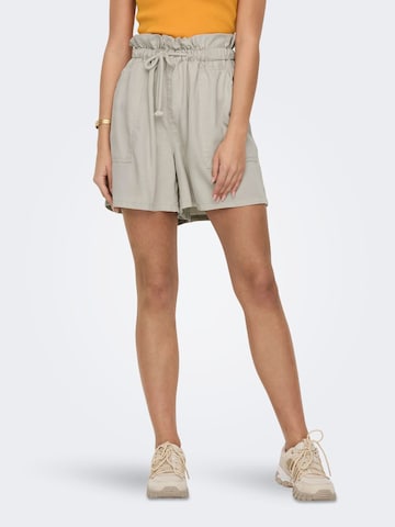 ONLY Loose fit Pants 'Kenya' in Beige: front