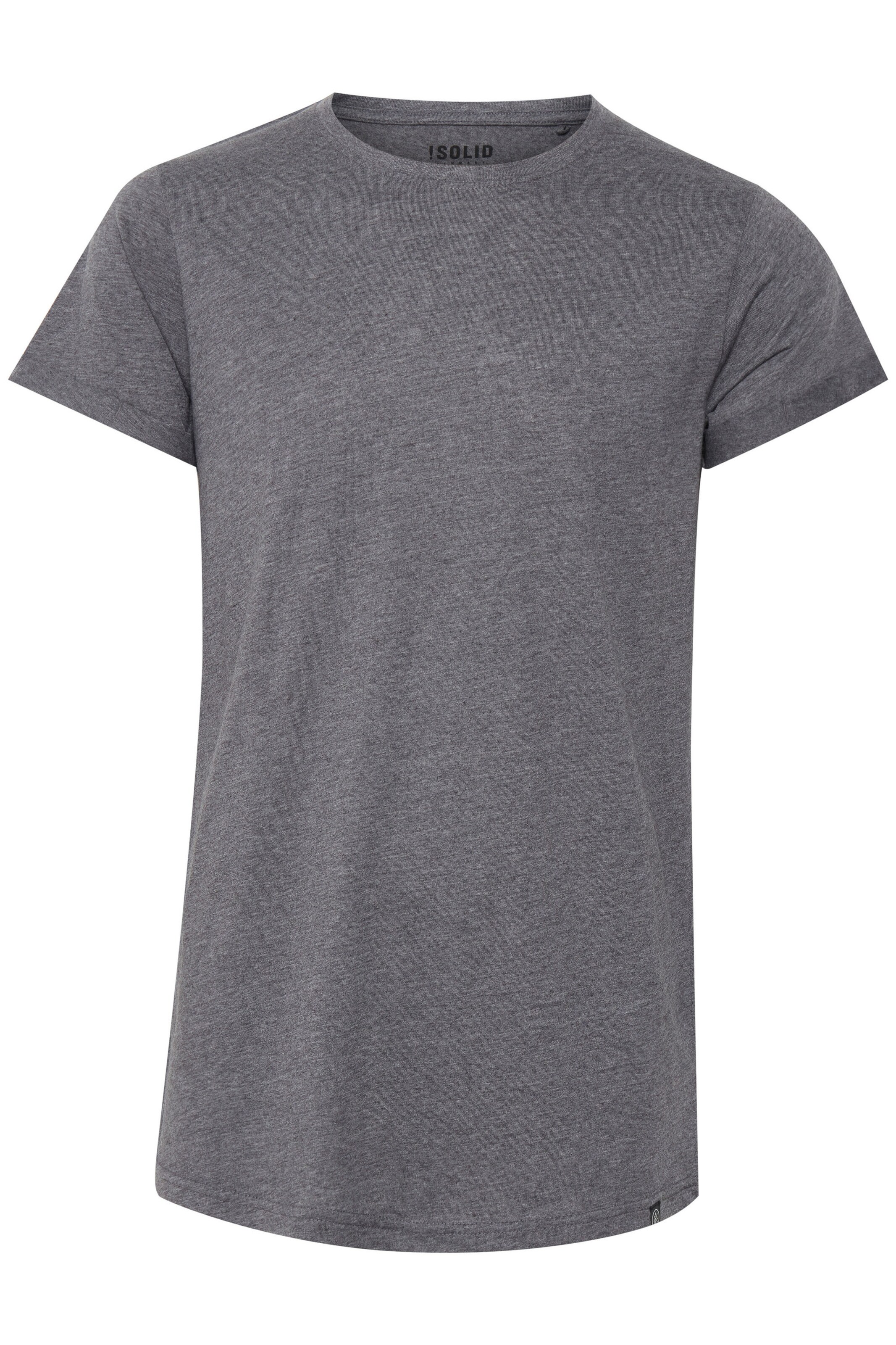 T-Shirt 'LONGO' !Solid en gris : devant