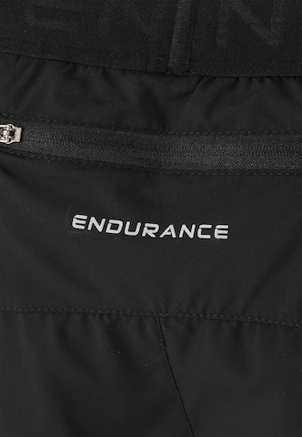 ENDURANCE Regular Workout Pants 'AIRY' in Black