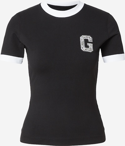 GUESS Majica u crna / bijela, Pregled proizvoda