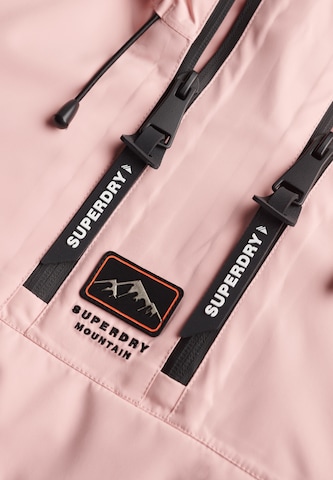 Veste de sport Superdry en rose