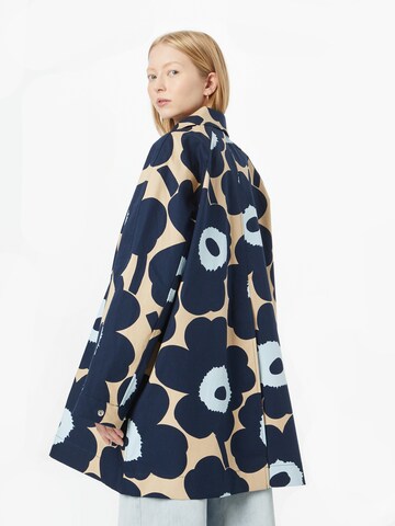 Marimekko Between-seasons coat 'Unikko' in Blue