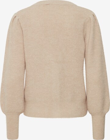 Cardigan 'DUSTY' ICHI en beige