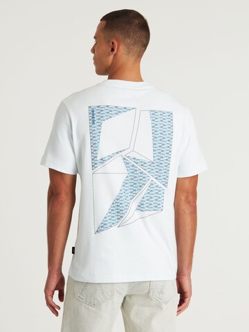 T-Shirt 'Slash' CHASIN' en blanc