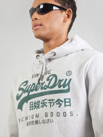 Superdry Суичър 'Duo Classic' в сиво