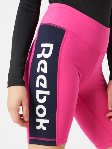 Skinny Pantalon de sport 'Myt' Reebok en rose