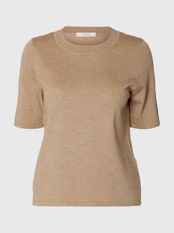 SELECTED Pullover 'SLFLURA' in Beige
