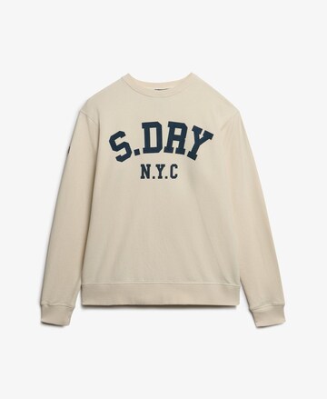 Sweat-shirt Superdry & Co en beige