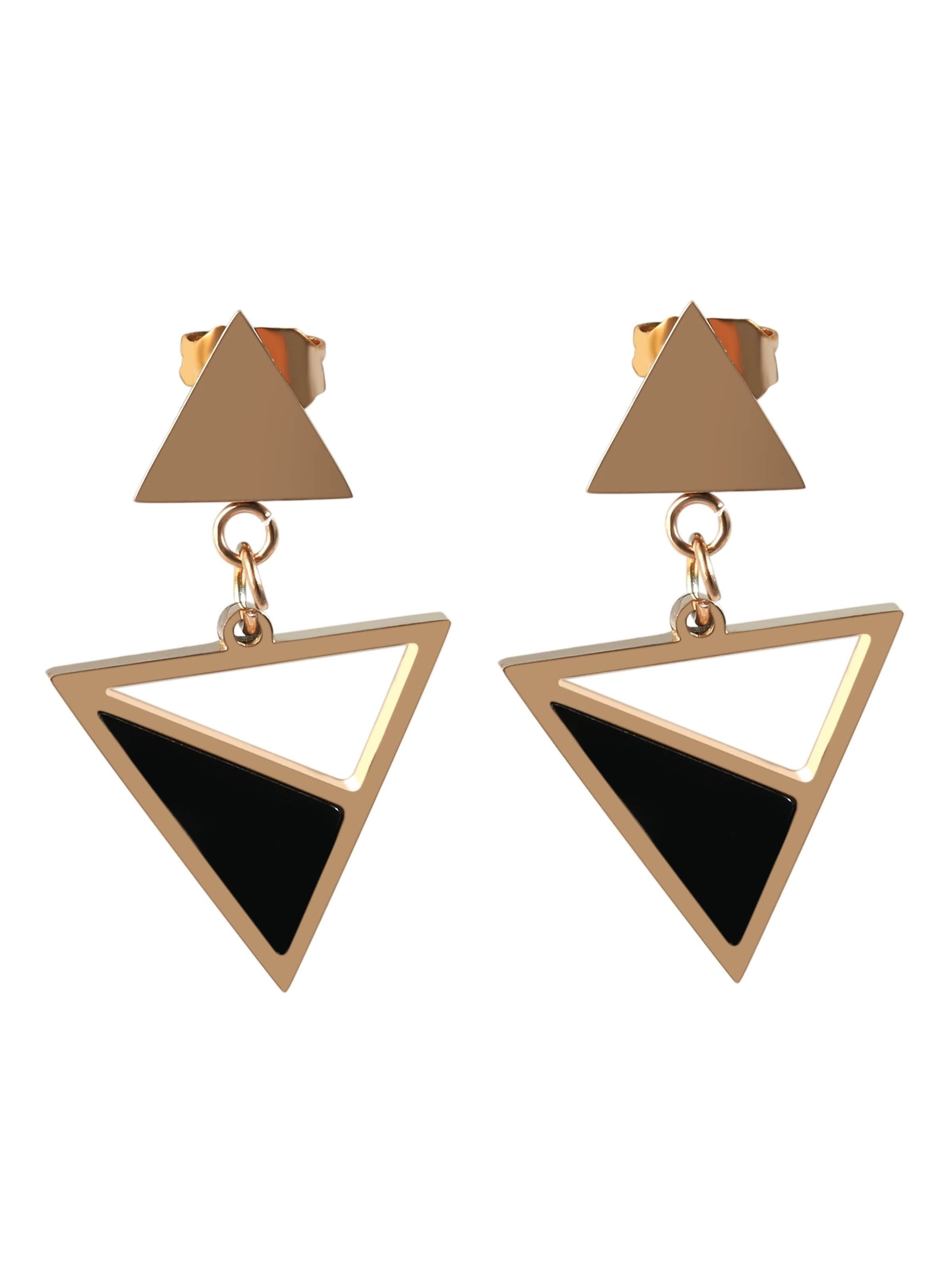 Akzent Earrings 'Consuelo, hautverträglich' in Gold: front