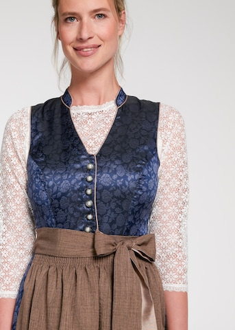 SPIETH & WENSKY Dirndl 'Werny' in Blau