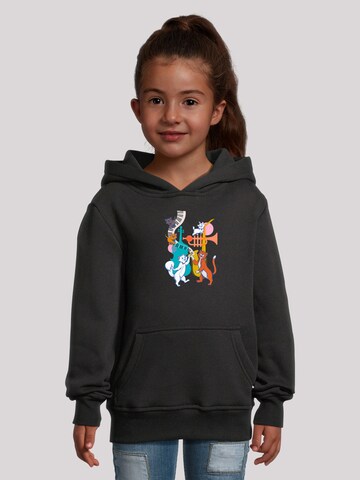 F4NT4STIC Sweatshirt 'Disney Aristocats Dancing' in Schwarz: Vorderseite