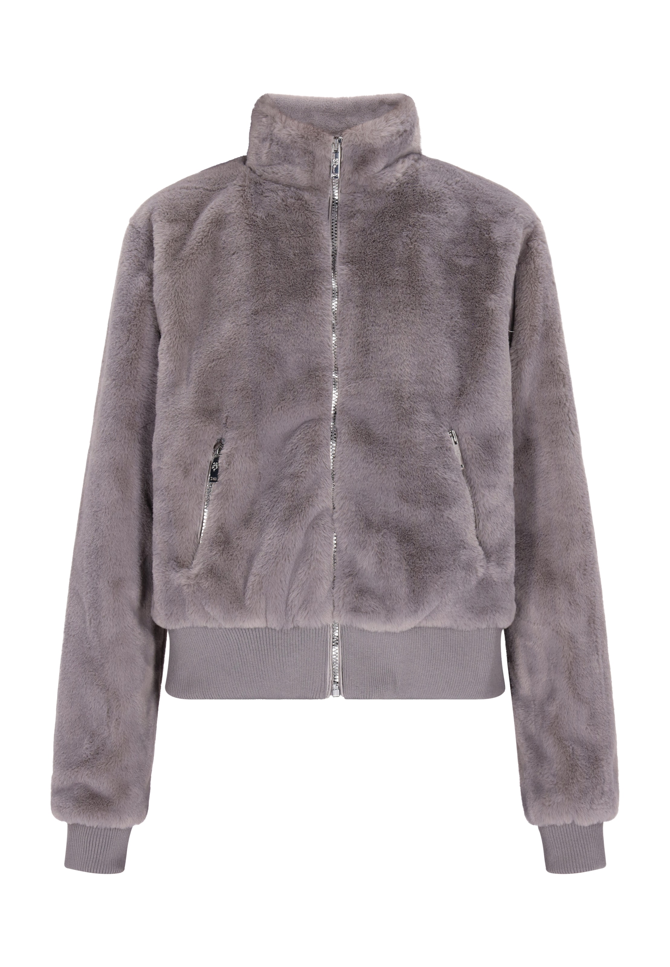 myMo ROCKS Демисезонная куртка в Серый: спереди