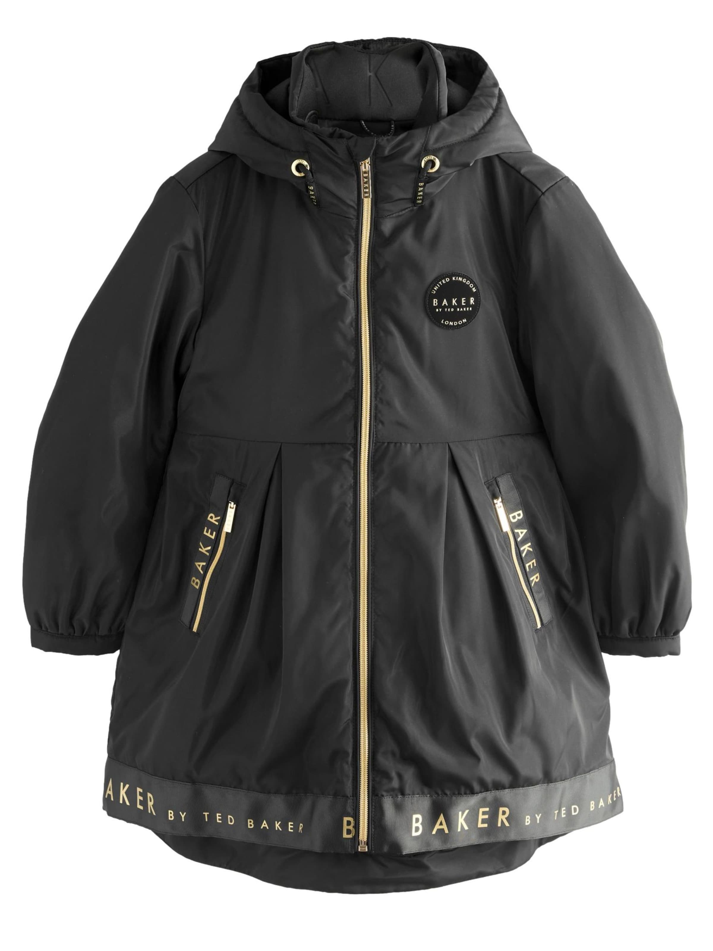 Baker by Ted Baker Mantel in Schwarz: Vorderseite