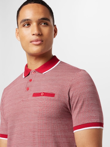 BURTON MENSWEAR LONDON Shirt 'Birdseye' in Red