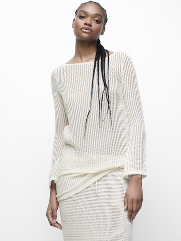 Pull&Bear Genser i beige: forside