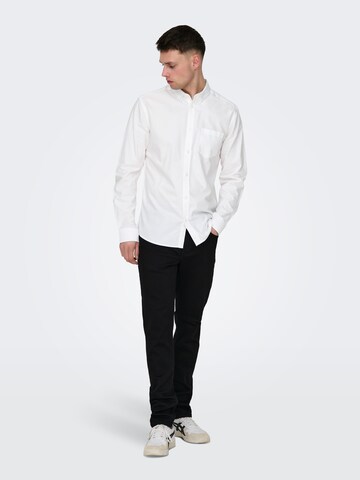 Only & Sons Regular fit Skjorta 'Alvaro' i vit