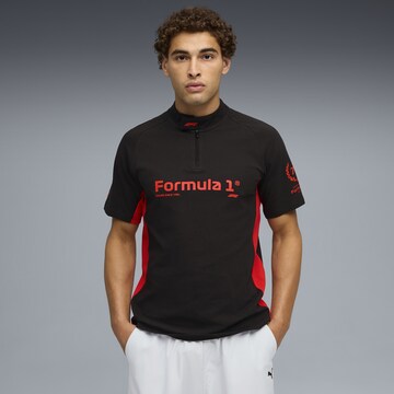 PUMA Functioneel shirt 'F1 75yrs' in Zwart: voorkant
