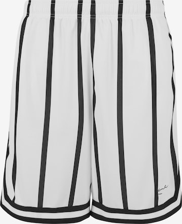Karl Kani Normalny krój Spodnie w kolorze biały: przód