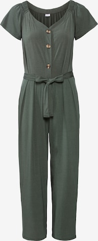 LASCANA Jumpsuit in Groen: voorkant