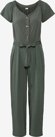 LASCANA Jumpsuit in Green: front