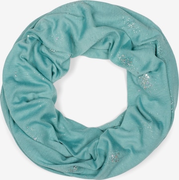 styleBREAKER Loop scarf 'Loop Schal mit Glitzer und Pailletten Punkte' in Blue: front