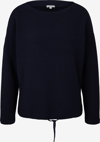 TOM TAILOR Sweatshirt in Blau: predná strana