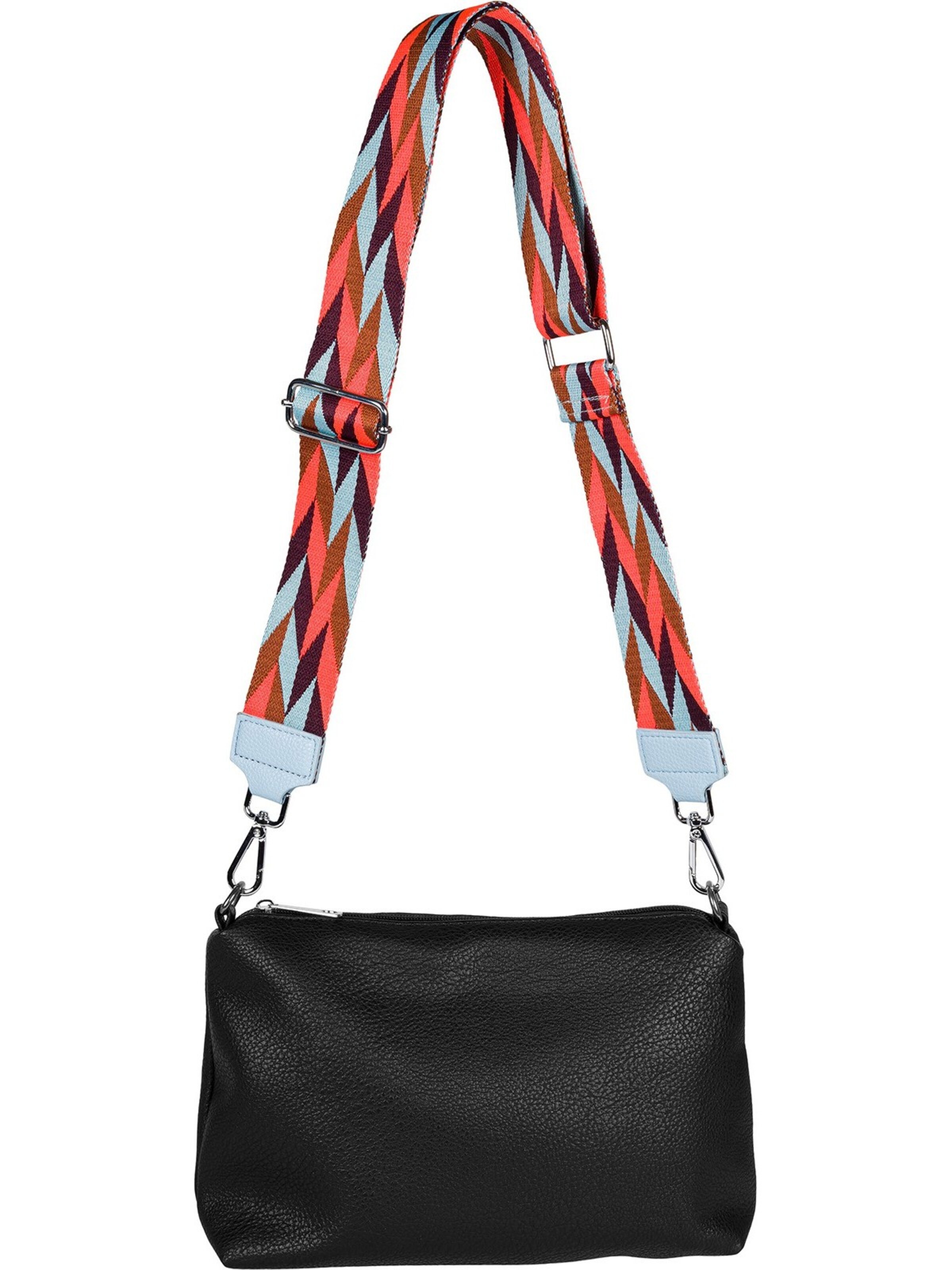 styleBREAKER Taschenzubehör 'Breiter Wechsel Taschengurt Rauten Muster'‌‌‌‌‌‌ in Orange