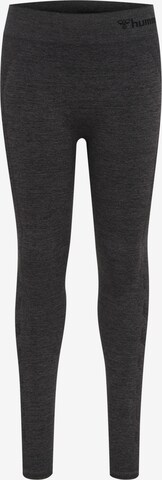 Hummel Skinny Leggings in Black: front