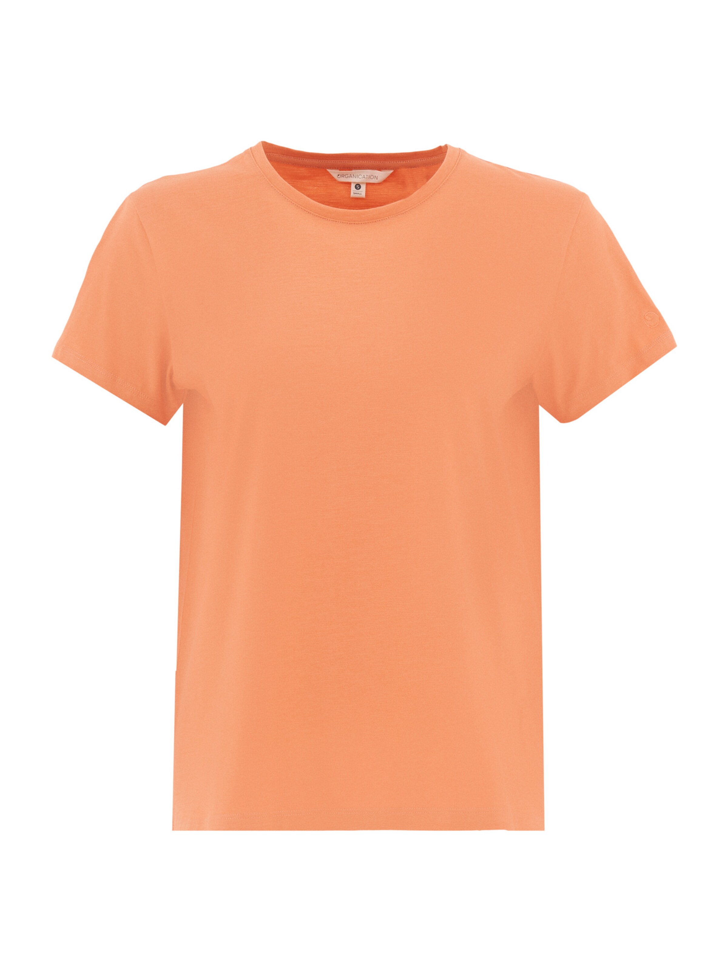Organication T-Shirt in Orange: Vorderseite