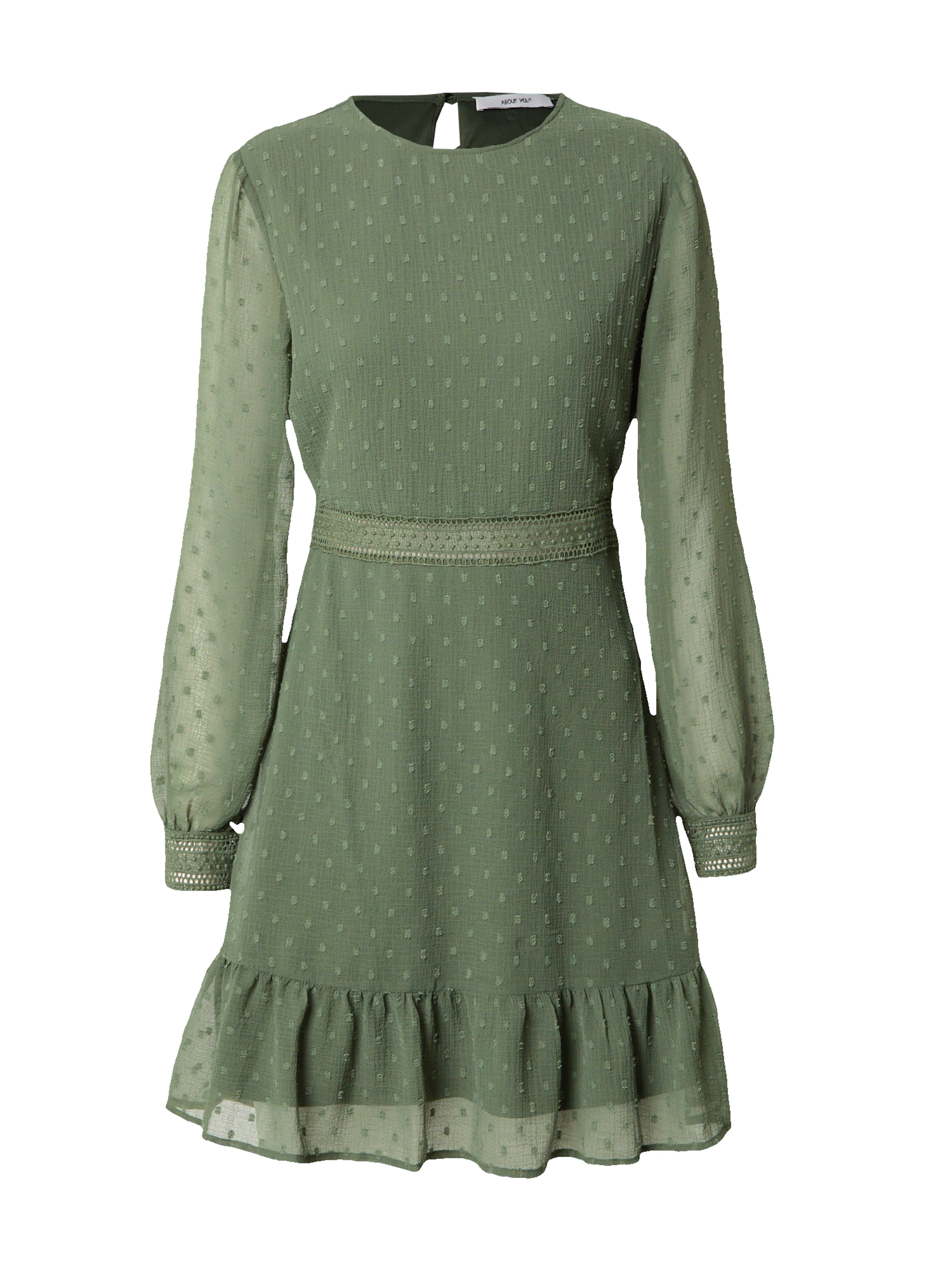 ABOUT YOU Kleid 'Rose' - in Grün: Vorderseite
