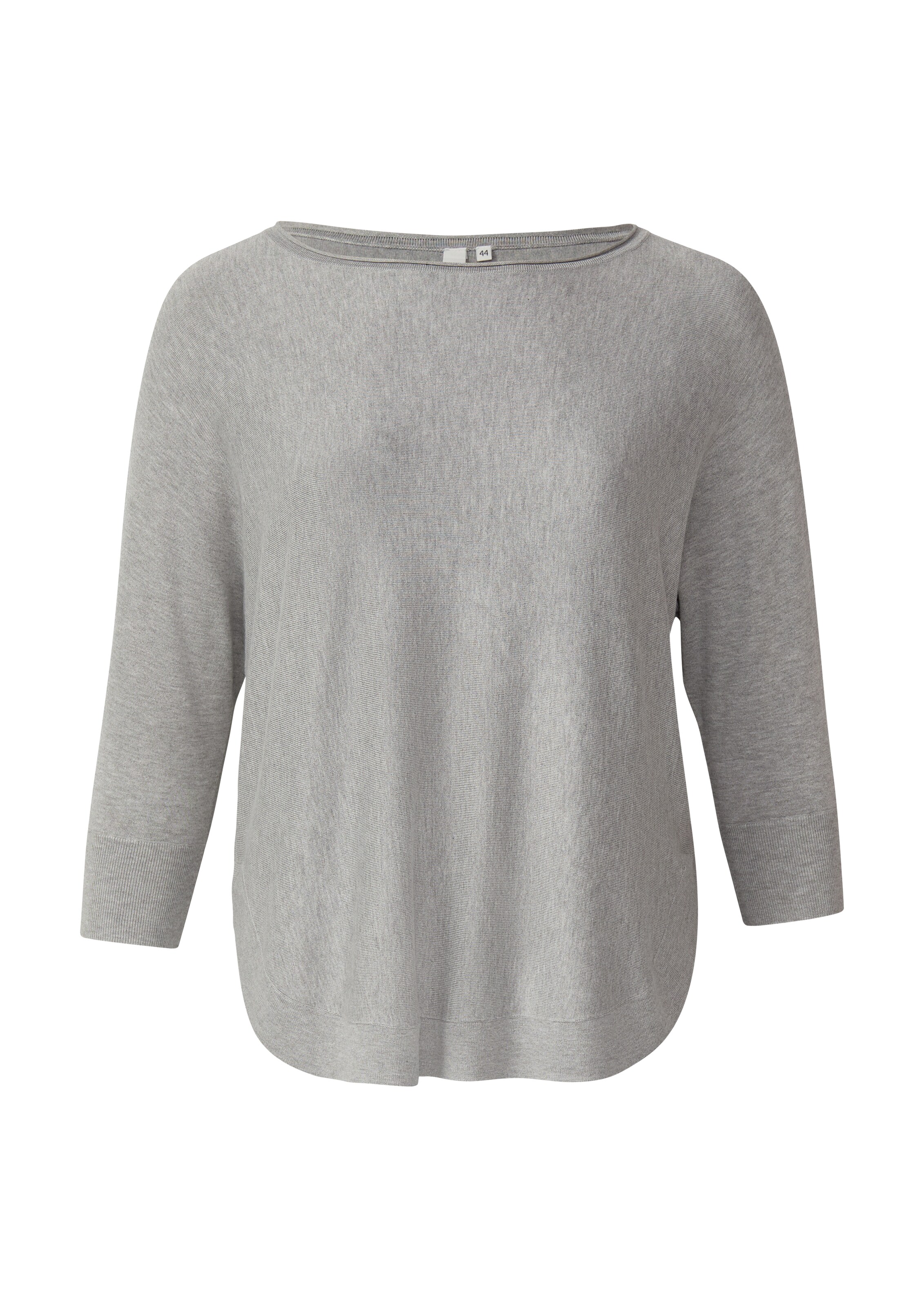 Pull-over QS en gris : devant