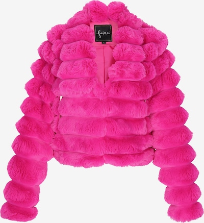 Demisezoninė striukė iš faina, spalva – fuksijų spalva, Prekių apžvalga