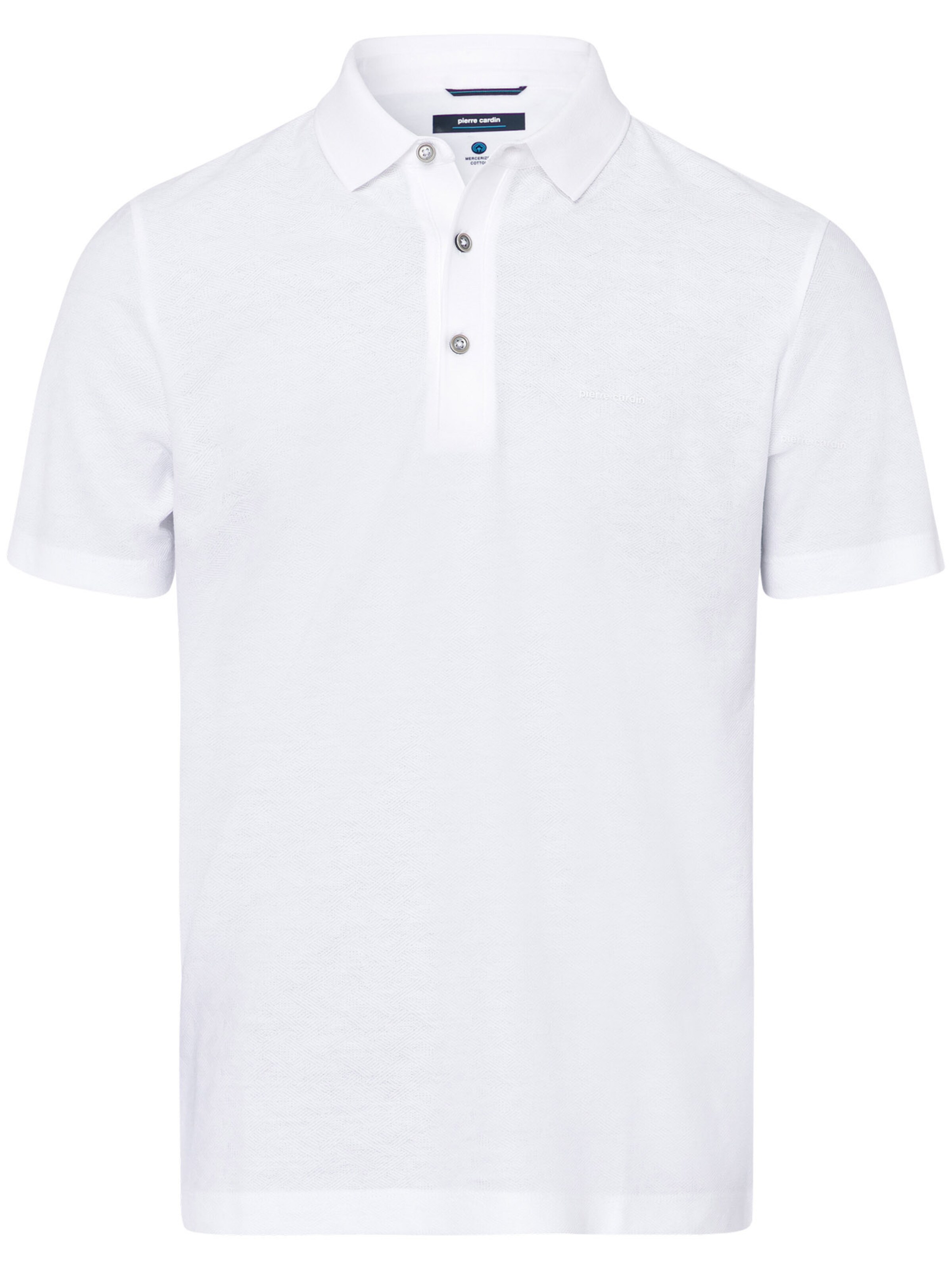 Männer Große Größen PIERRE CARDIN Shirt in Weiß - DJ01525