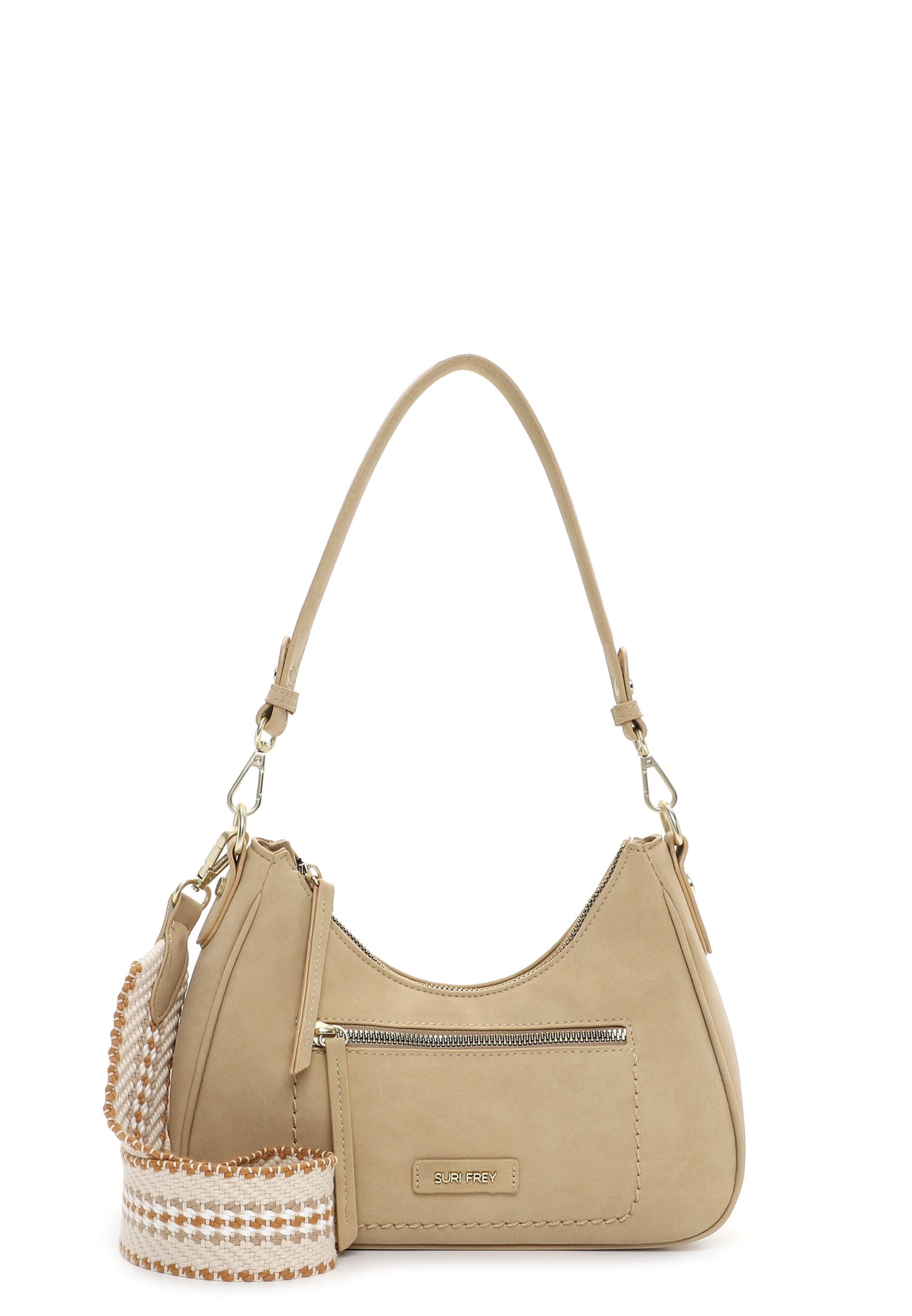 Poche ventrale 'Christy' Suri Frey en beige : devant