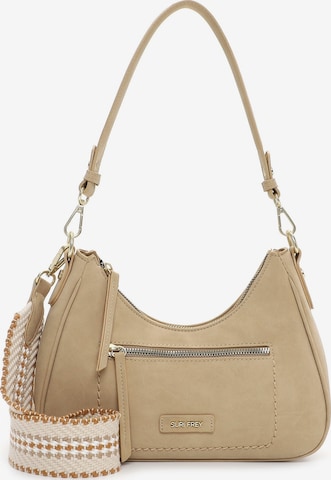 Poche ventrale 'Christy' Suri Frey en beige : devant