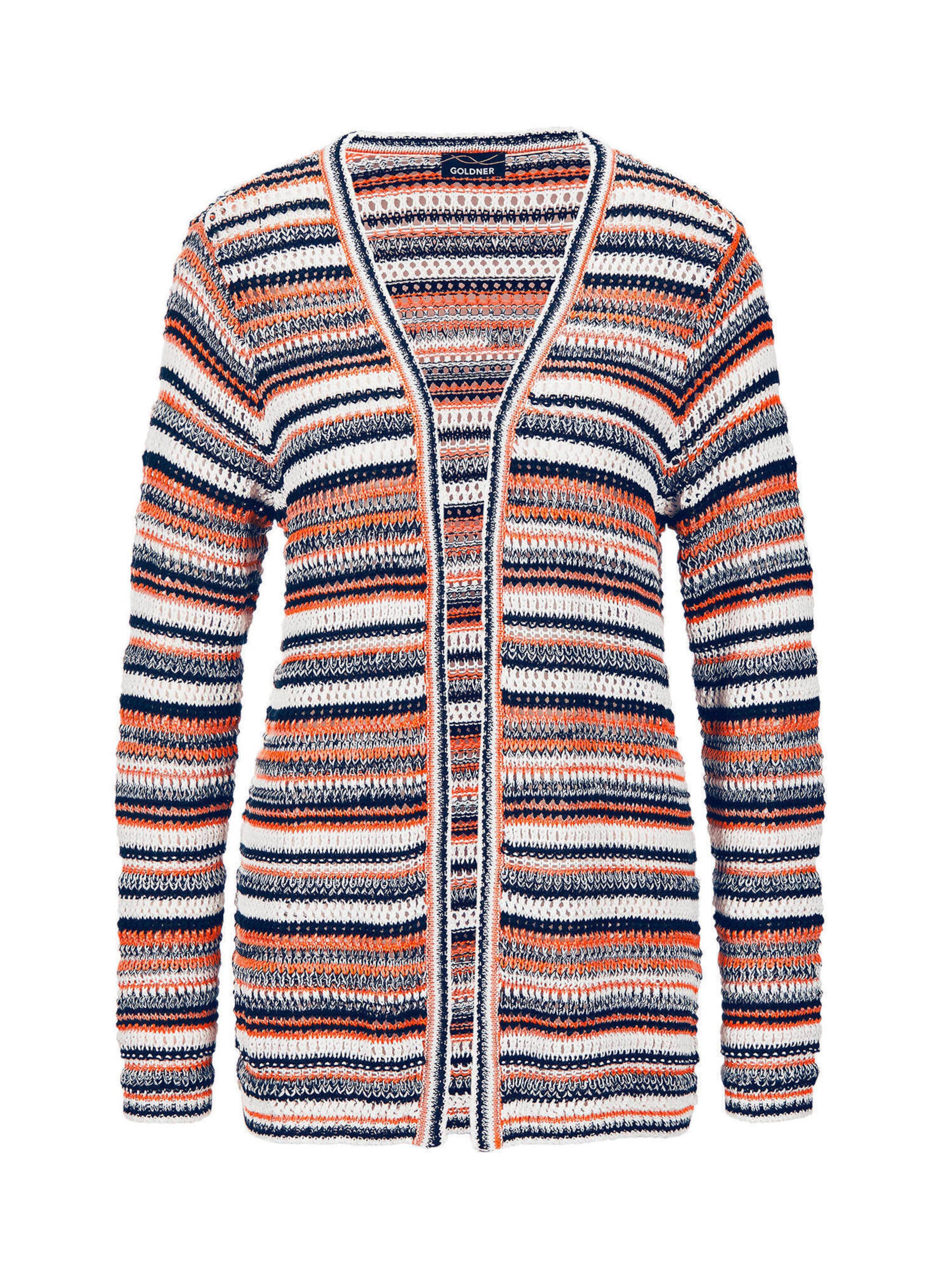 Cardigan Goldner en bleu : devant