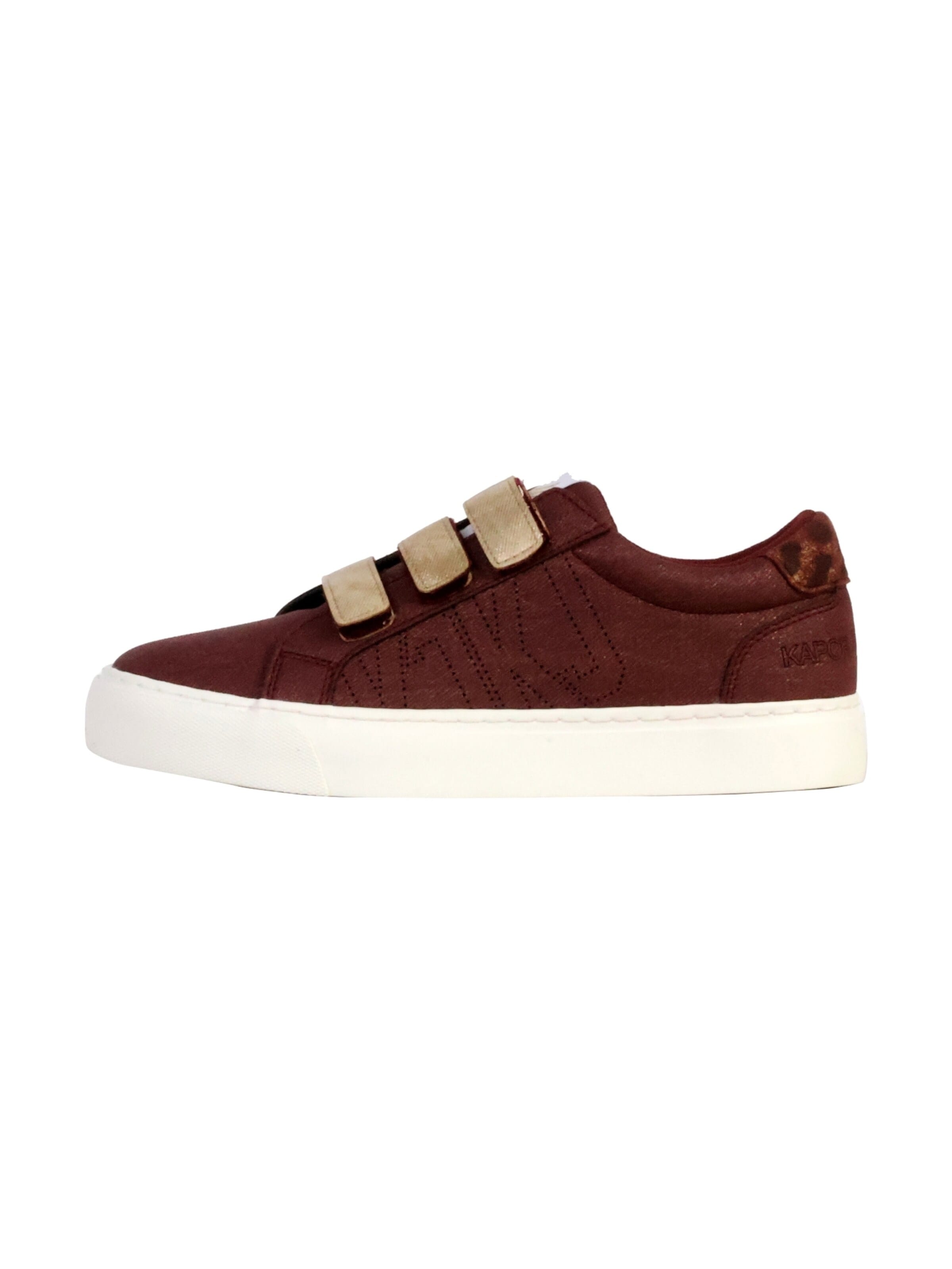 Kaporal Athletic Lace-Up Shoes 'Tippyk-Sneaker mit Klettverschluss' in Red: front