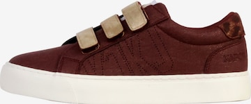 Kaporal - Calzado deportivo con cordones 'Tippyk-Sneaker mit Klettverschluss' en rojo: frente