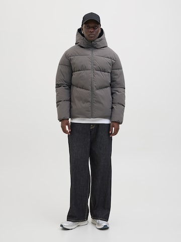 JACK & JONES Zimní bunda 'JJGlobal' – šedá