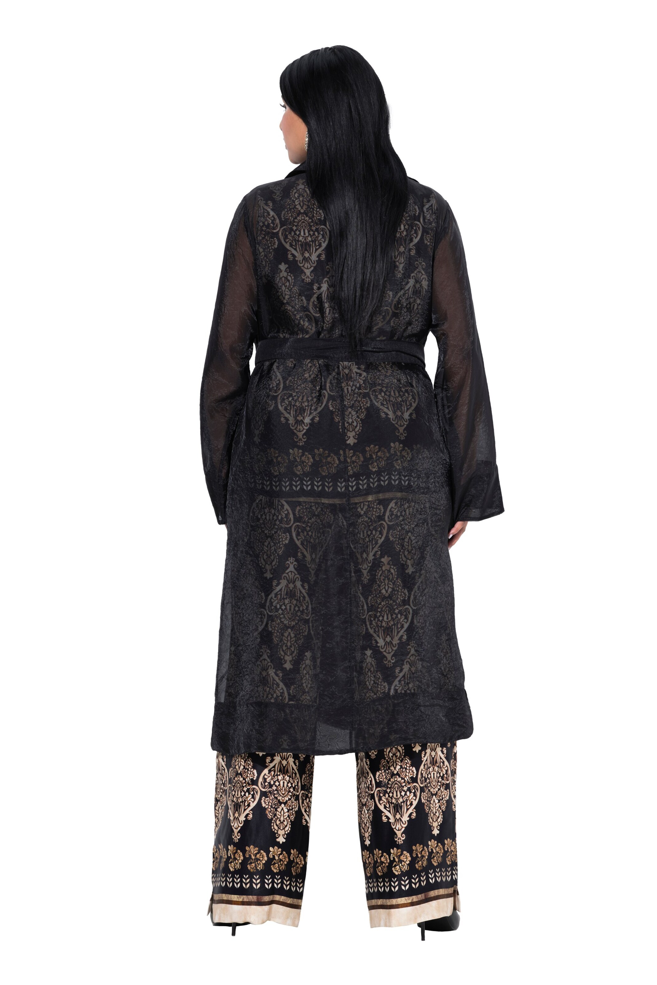 Ulla Popken Kimono in Schwarz