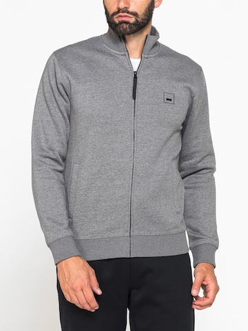 Carrera Jeans Sweatshirt 'Full Zip' in Grey