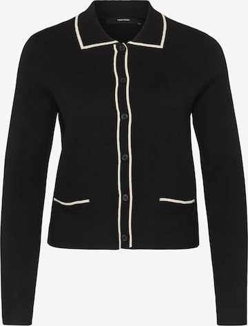 Cardigan 'VMGOLD' Vero Moda Petite en noir : devant