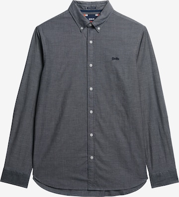 Chemise Superdry en gris : devant