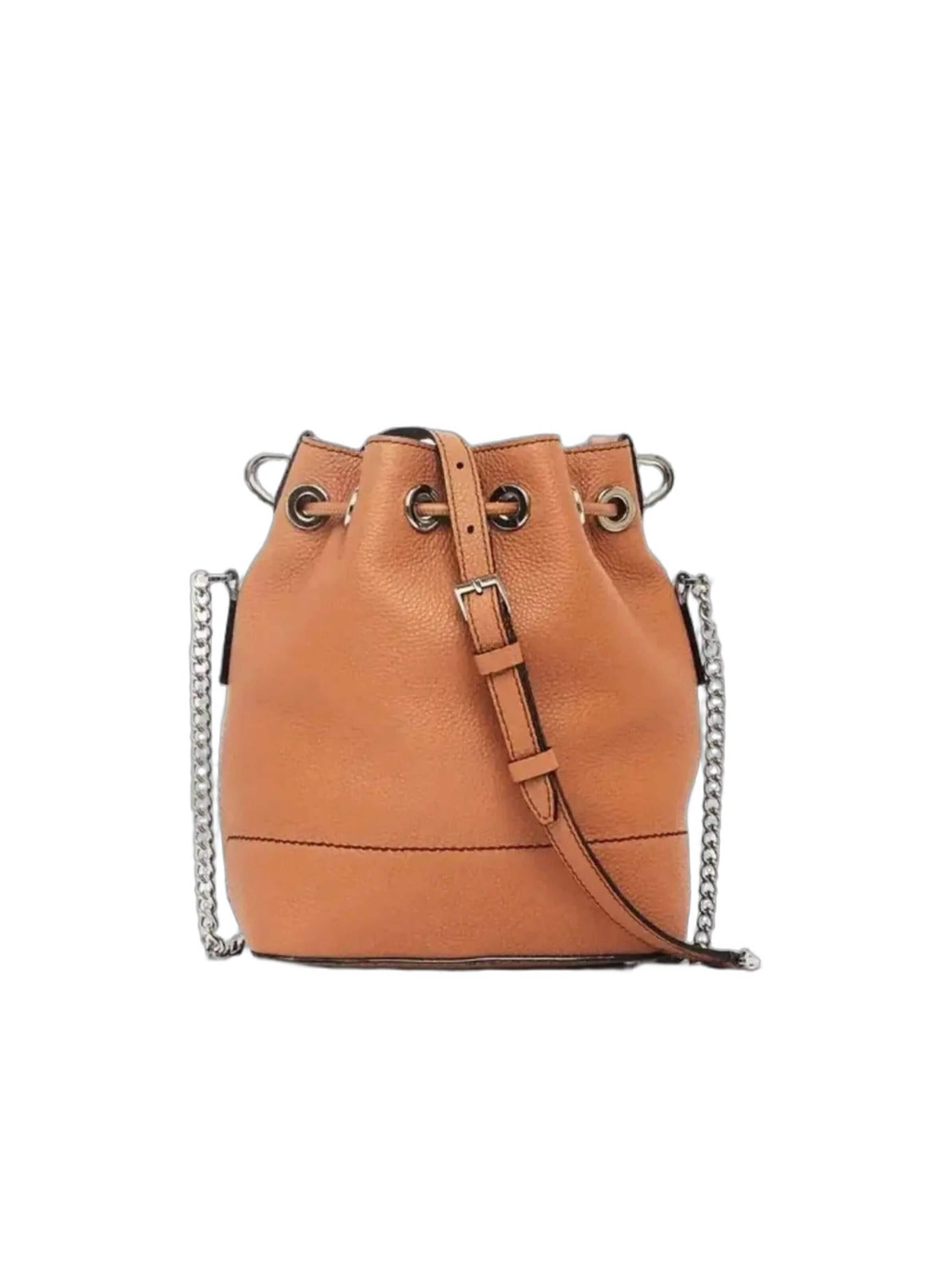 Poche ventrale 'Lancel Sac Seau S Ninon Camel' Lancel en marron