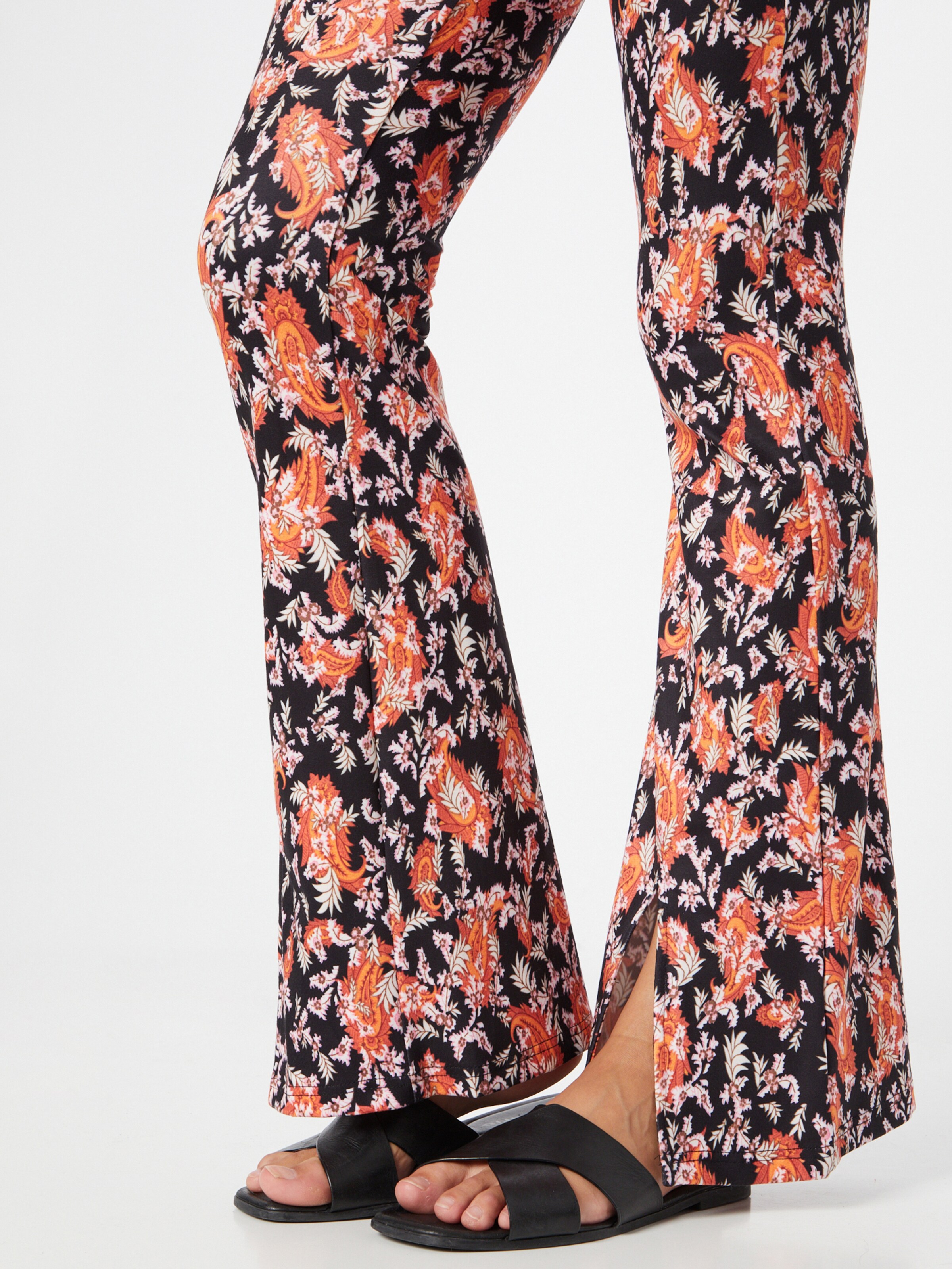 Colourful flare pants deals