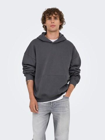 Only & Sons Sweatshirt 'ONSTurner' in Grey: front